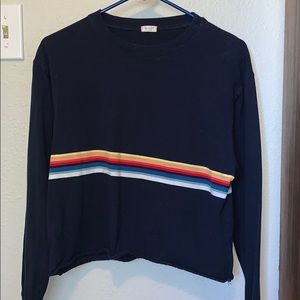 John Galt Rainbow Stripe Shirt